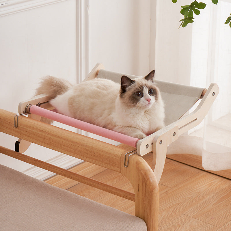 CatVista - Wooden Cat Window Hammock