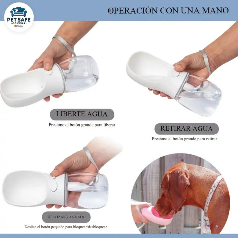 HidrataCan: Dispensador Portátil de Agua para Mascotas